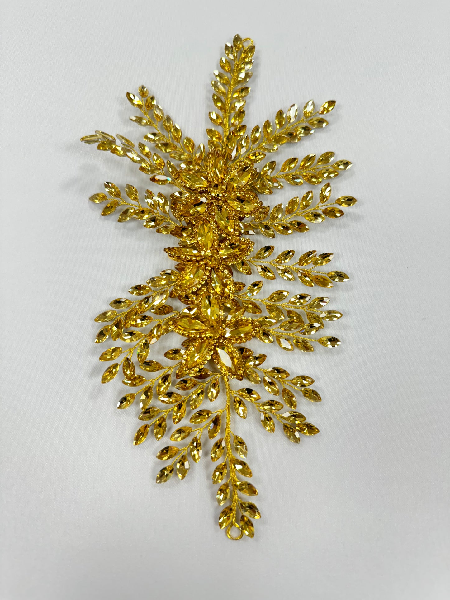3D Flower Rhinestone Applique