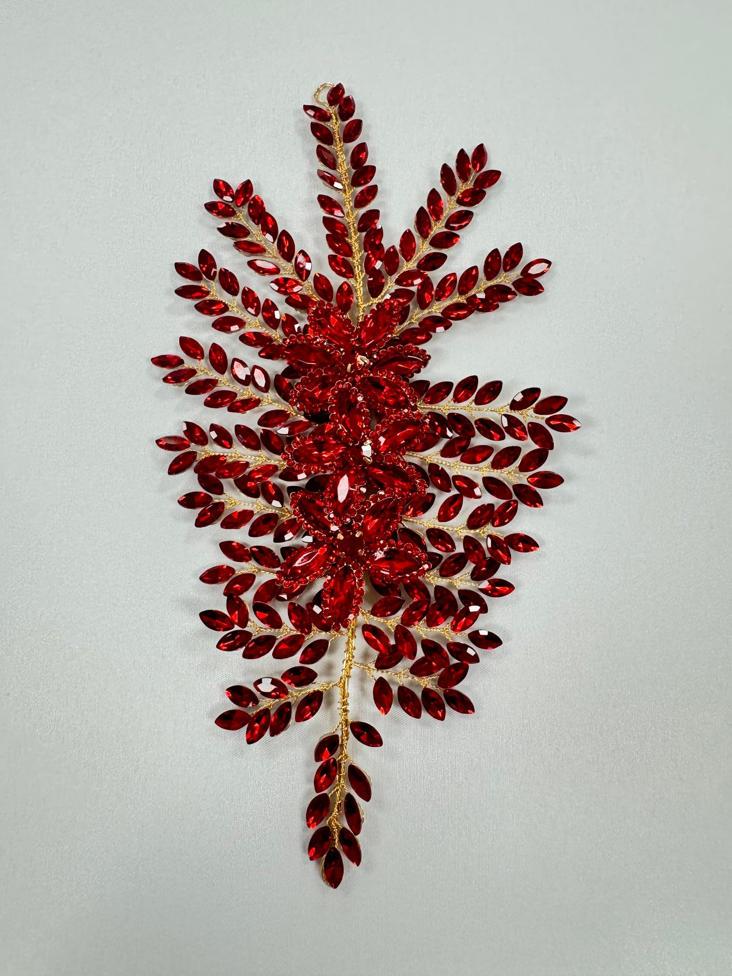 3D Flower Rhinestone Applique