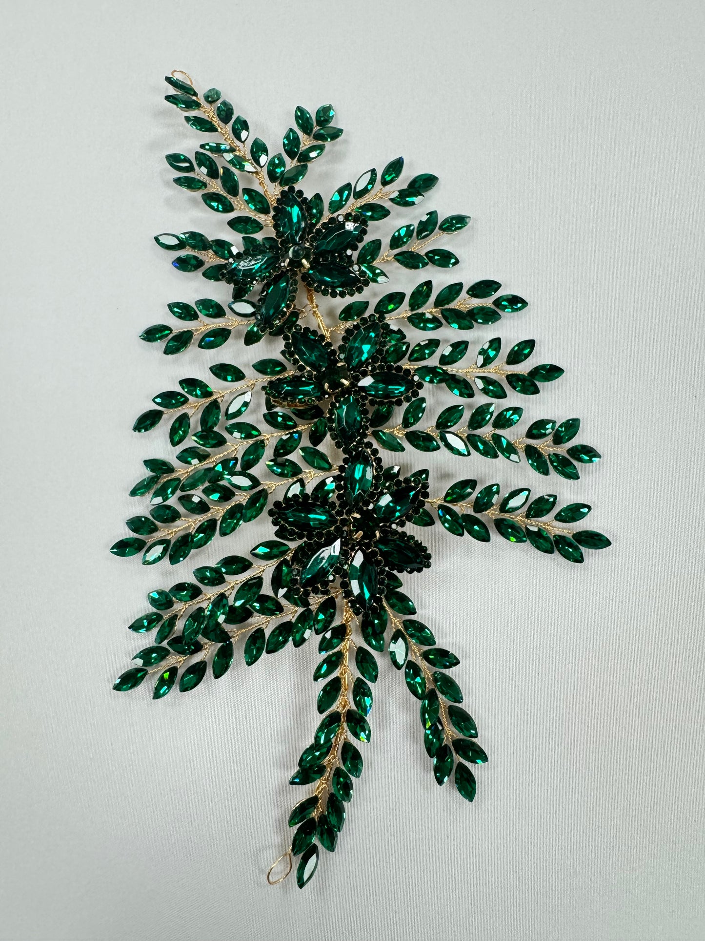3D Flower Rhinestone Applique