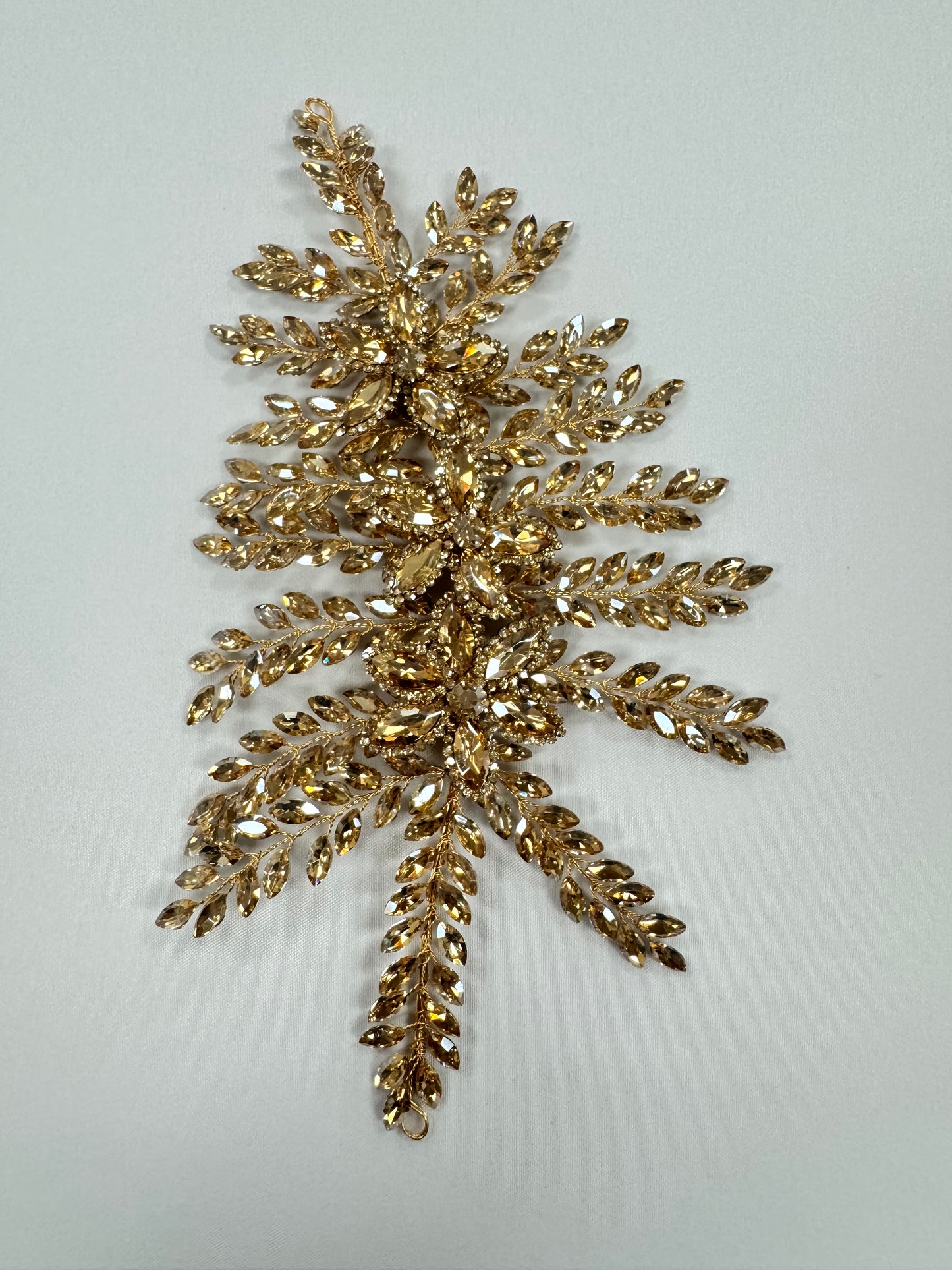 3D Flower Rhinestone Applique