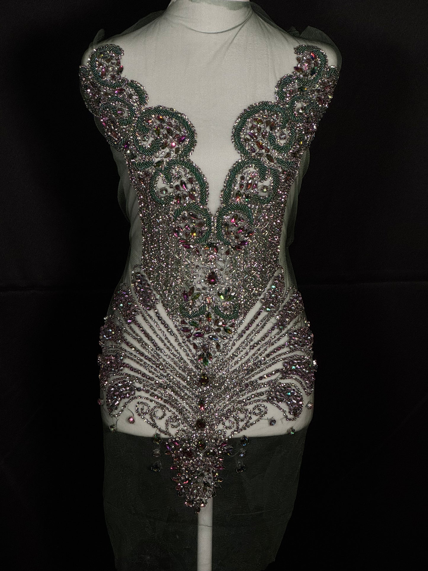 Rhinestone Bodice 1