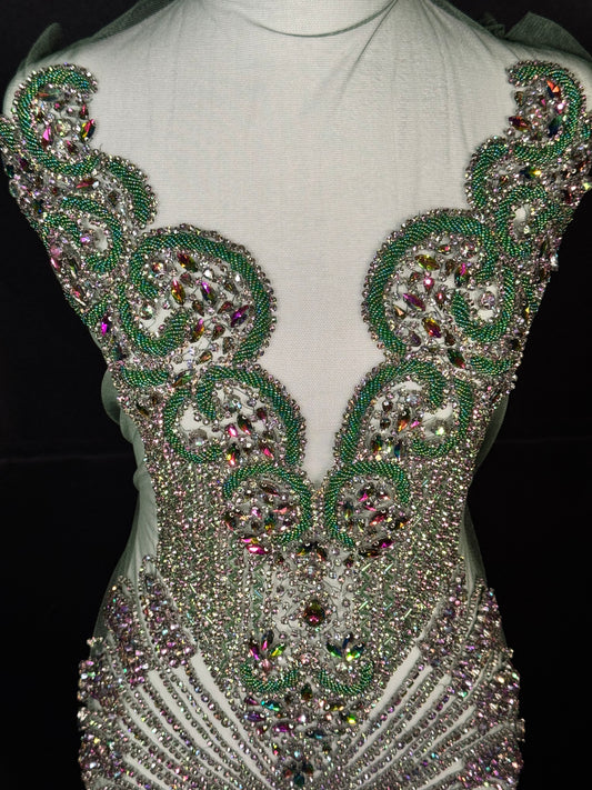 Rhinestone Bodice 1