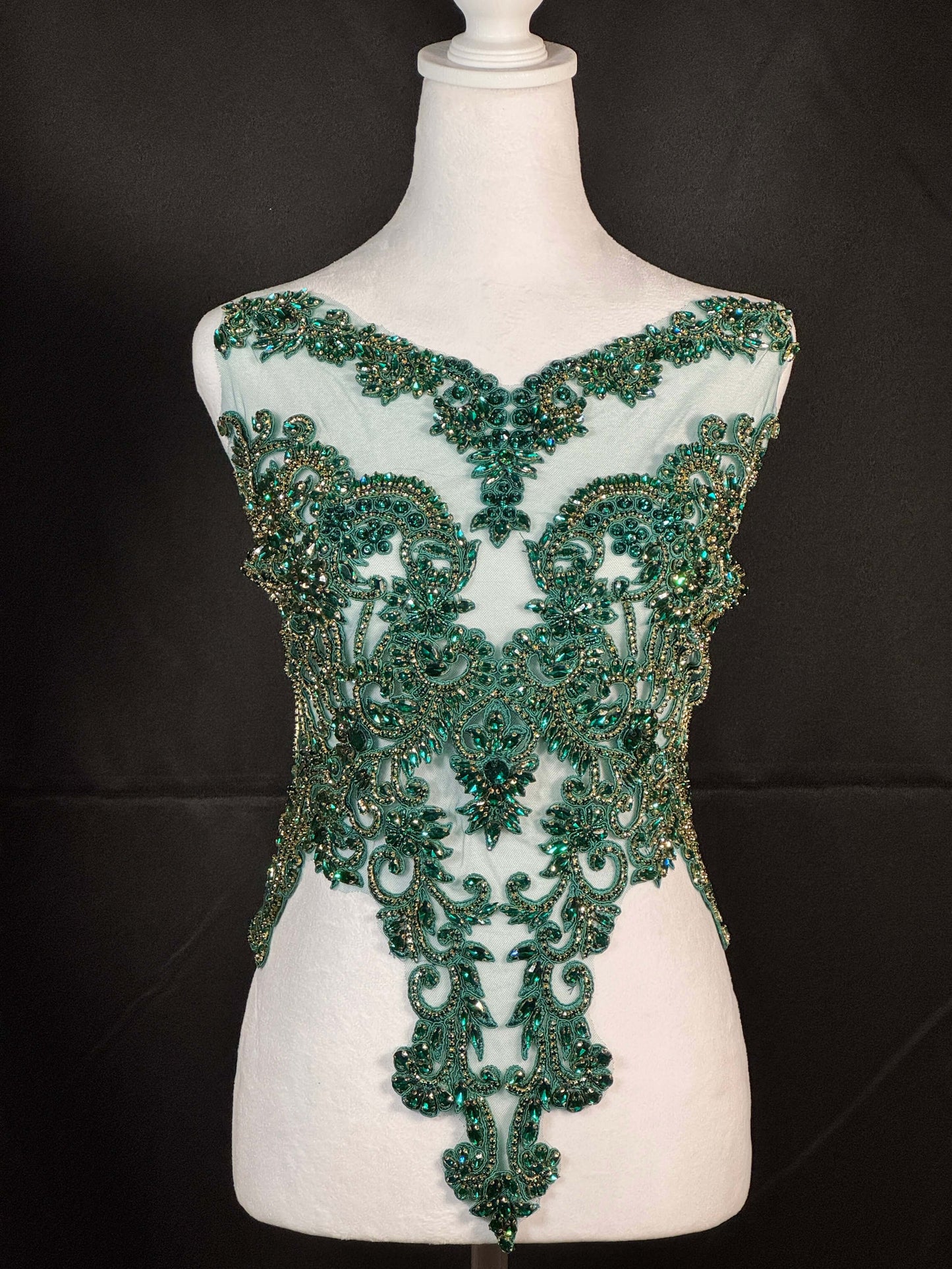 Rhinestone bodice 295