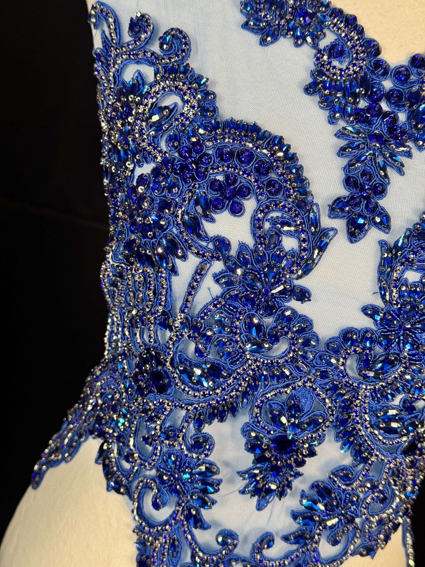 Rhinestone bodice 295