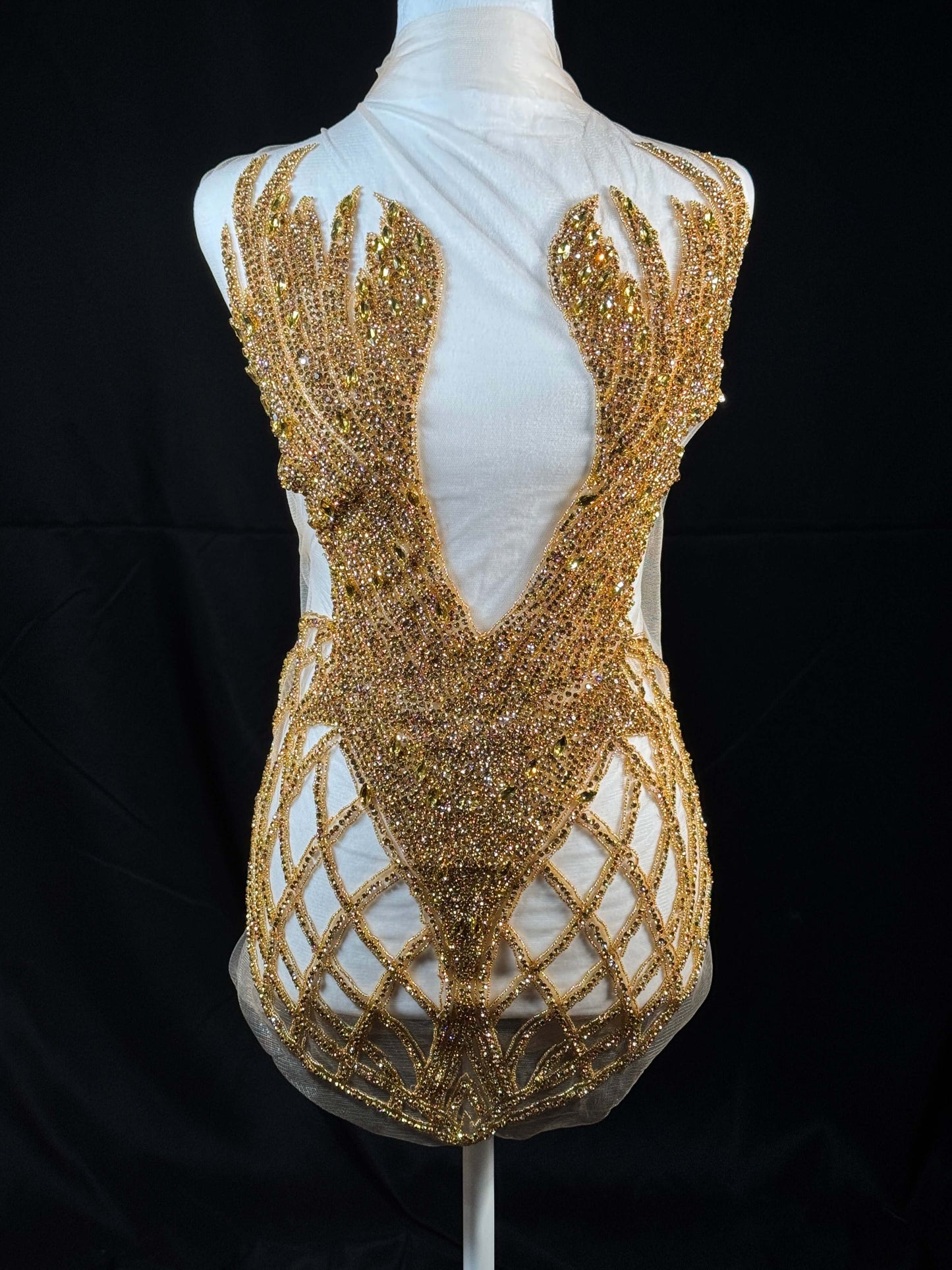 Rhinestone bodice 449-1