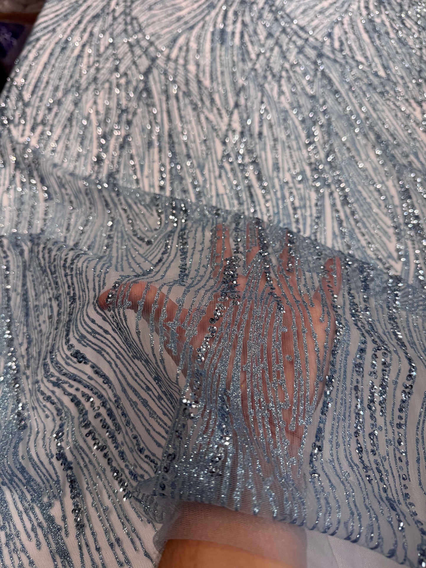 Glitter lace mesh Full elegant design