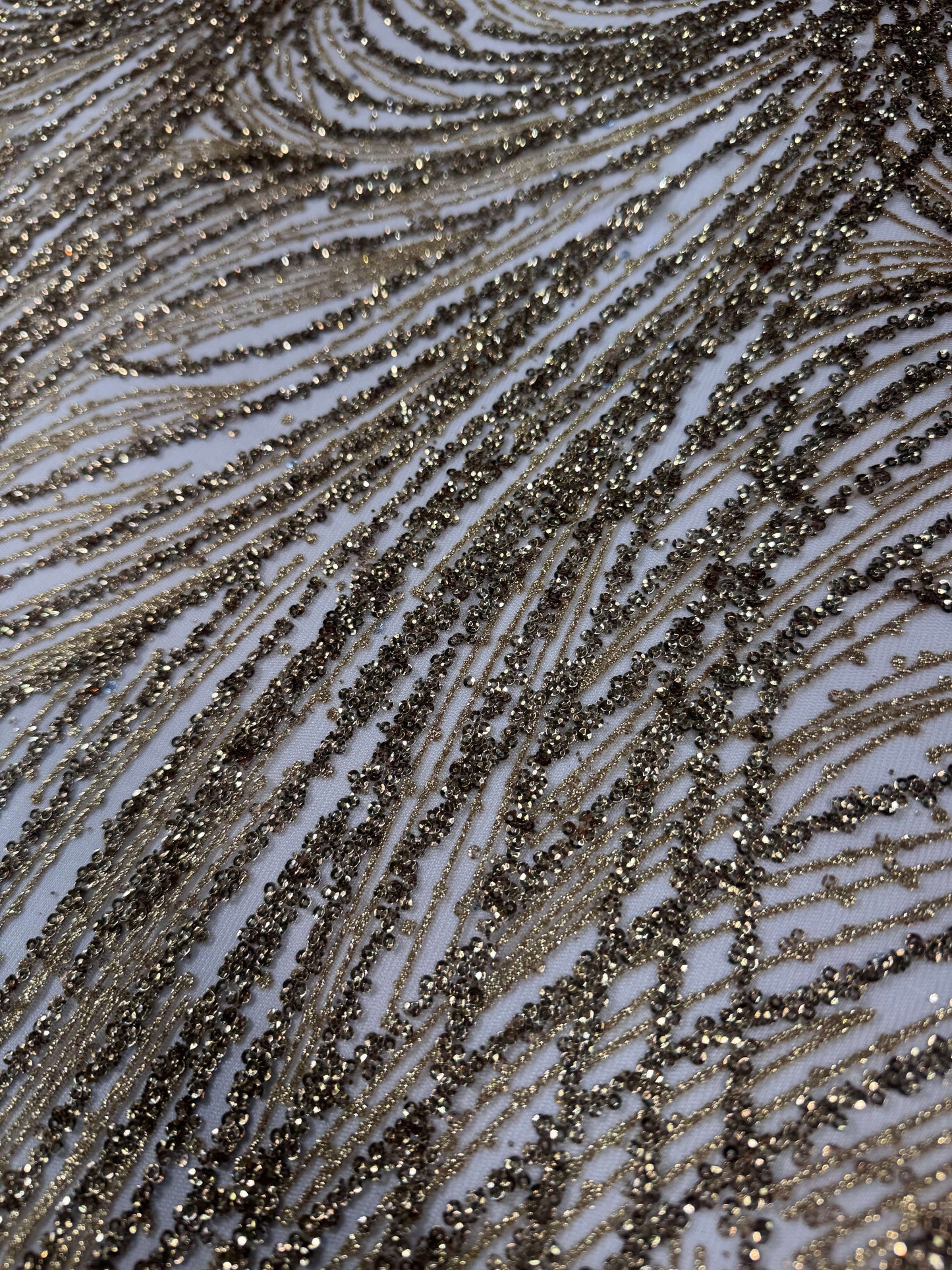 Glitter lace mesh Full elegant design