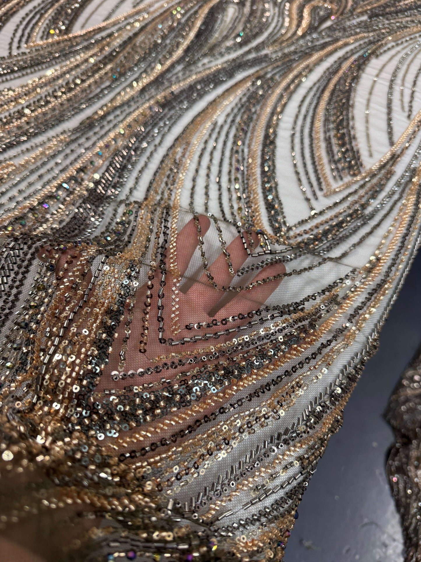 Fire Beaded Lace