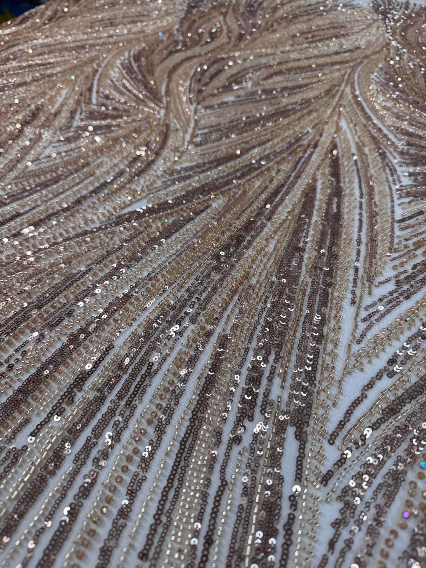 Simple Full Beaded Lace