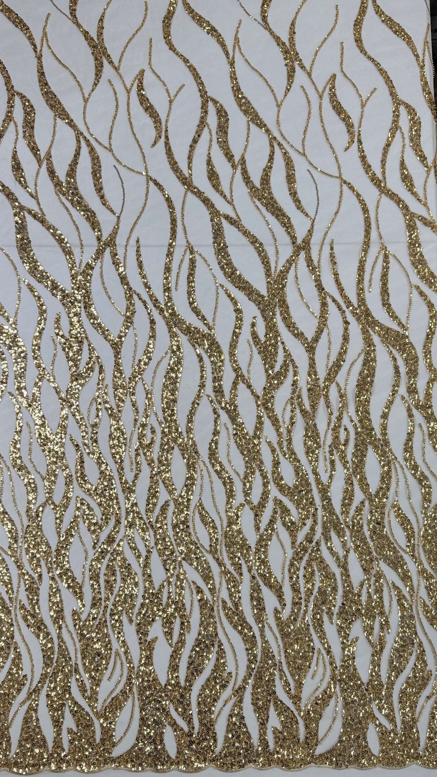 Flame Beaded Lace