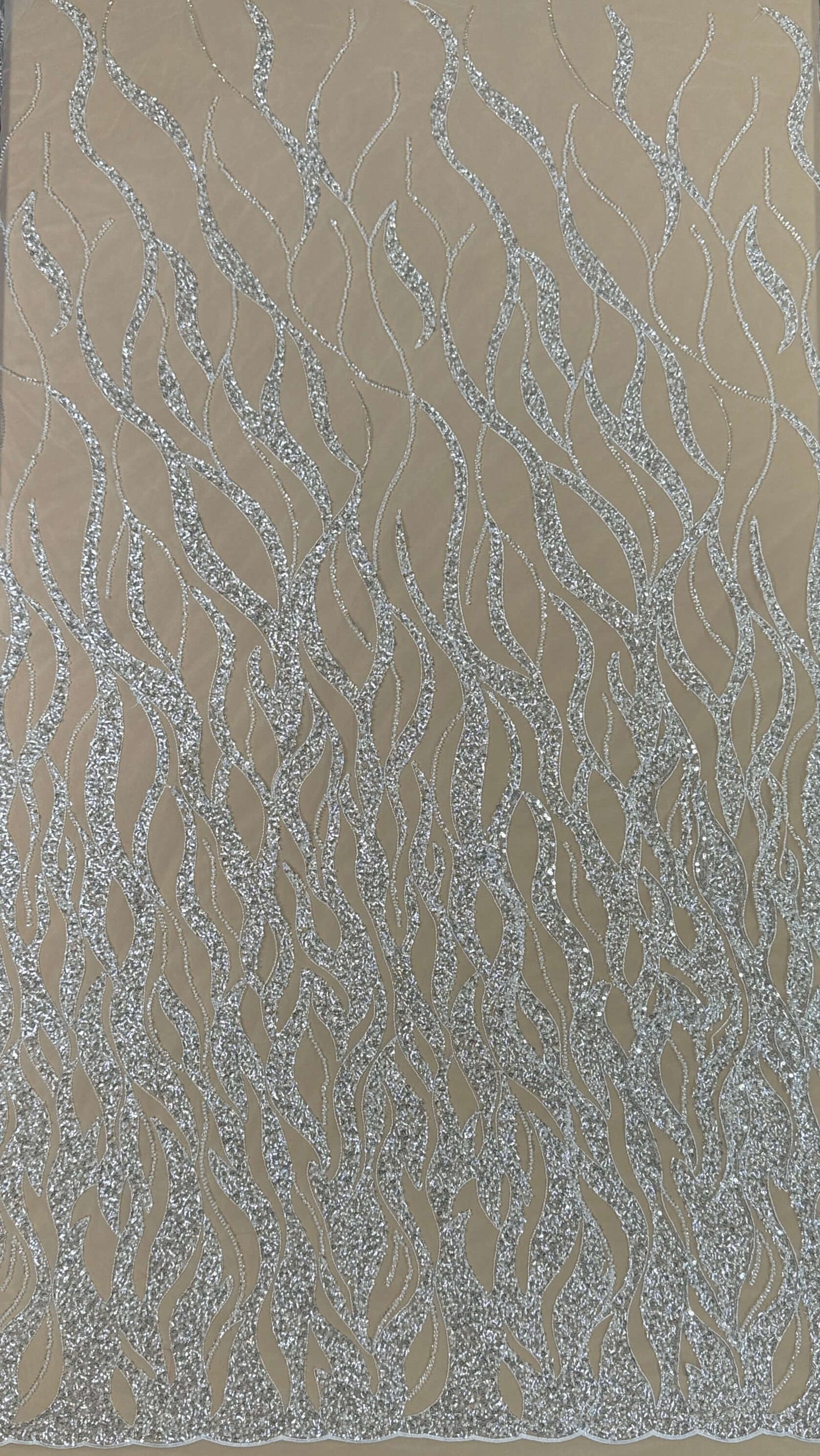 Flame Beaded Lace