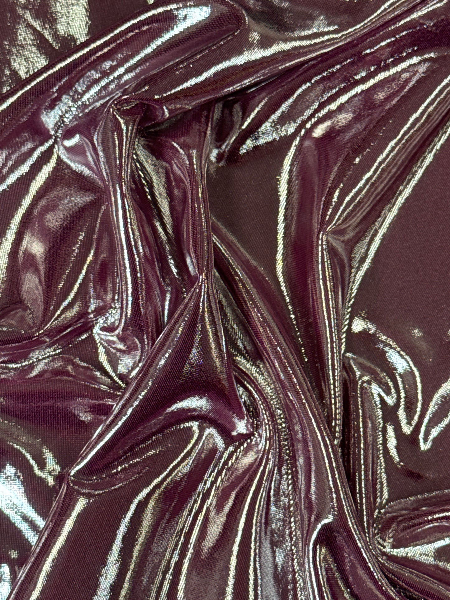 Metallic Stretch Spandex Liquid Lame