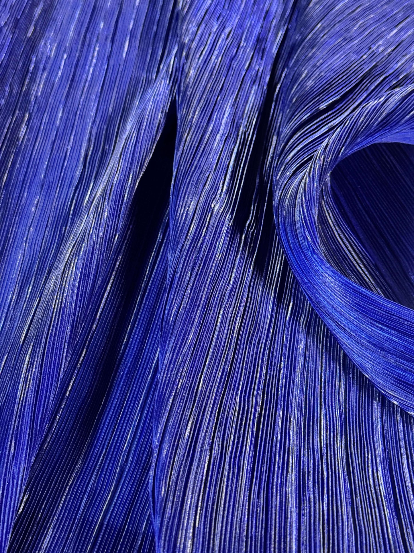 Pleated Liquid Organza