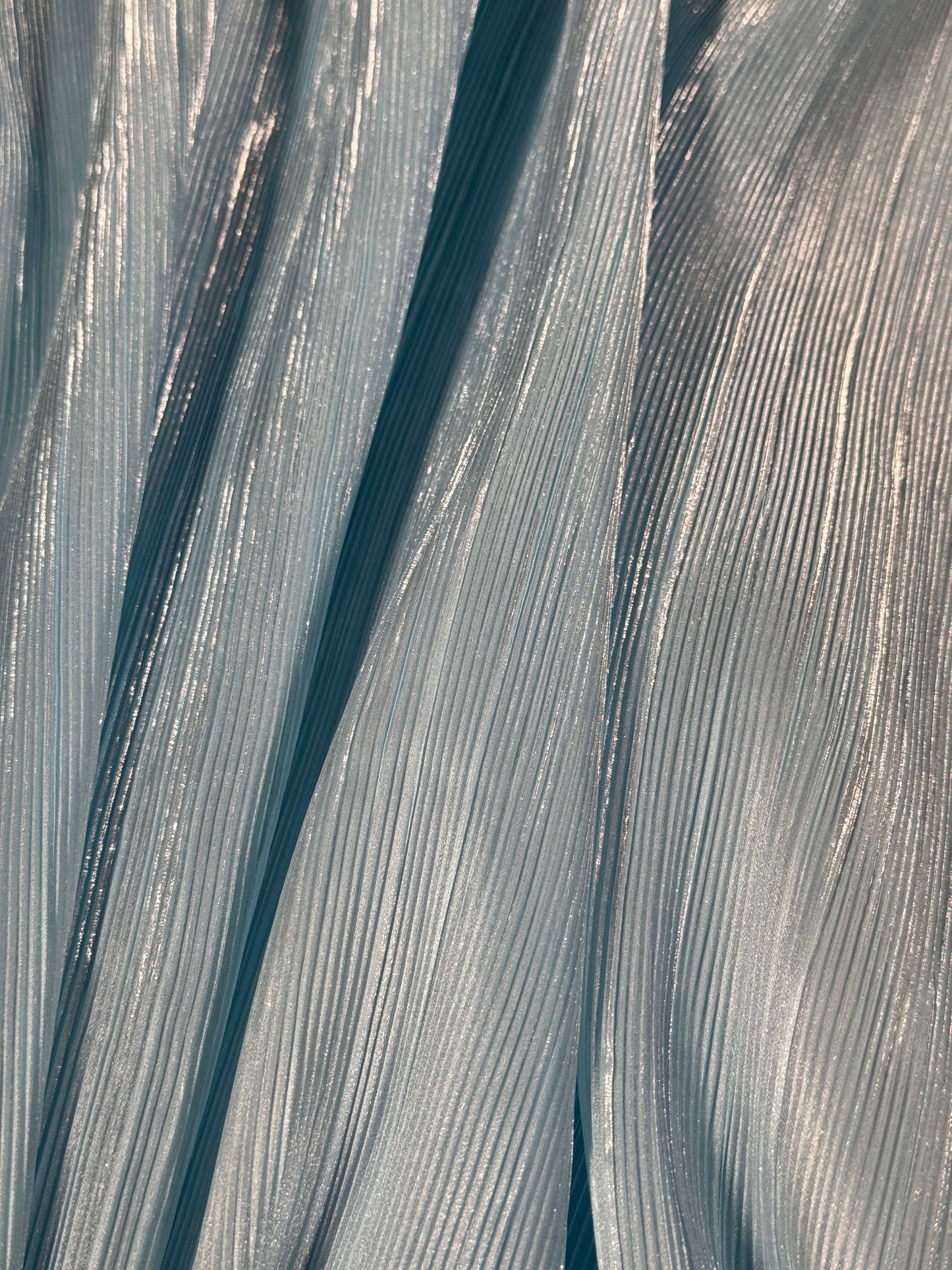 Pleated Liquid Organza
