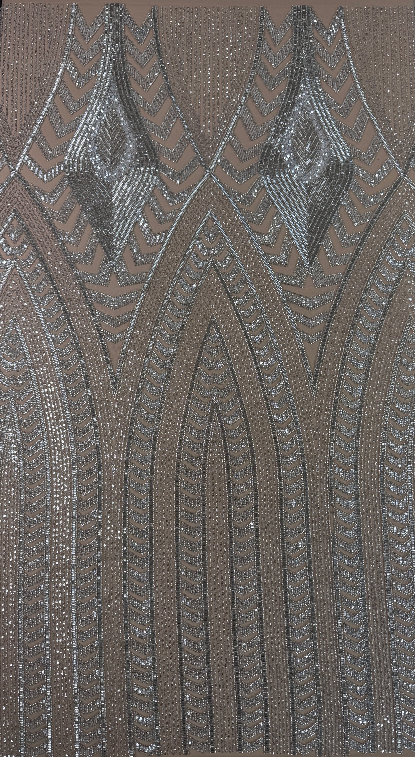 Deco luxury beaded lace