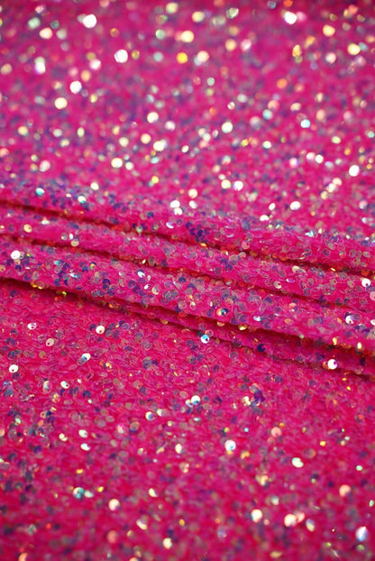 Sequin Stretch Velvet