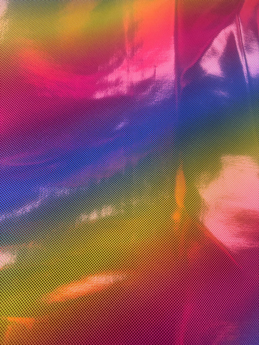Rainbow spandex