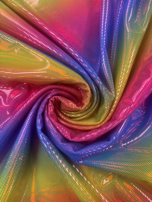 Rainbow spandex