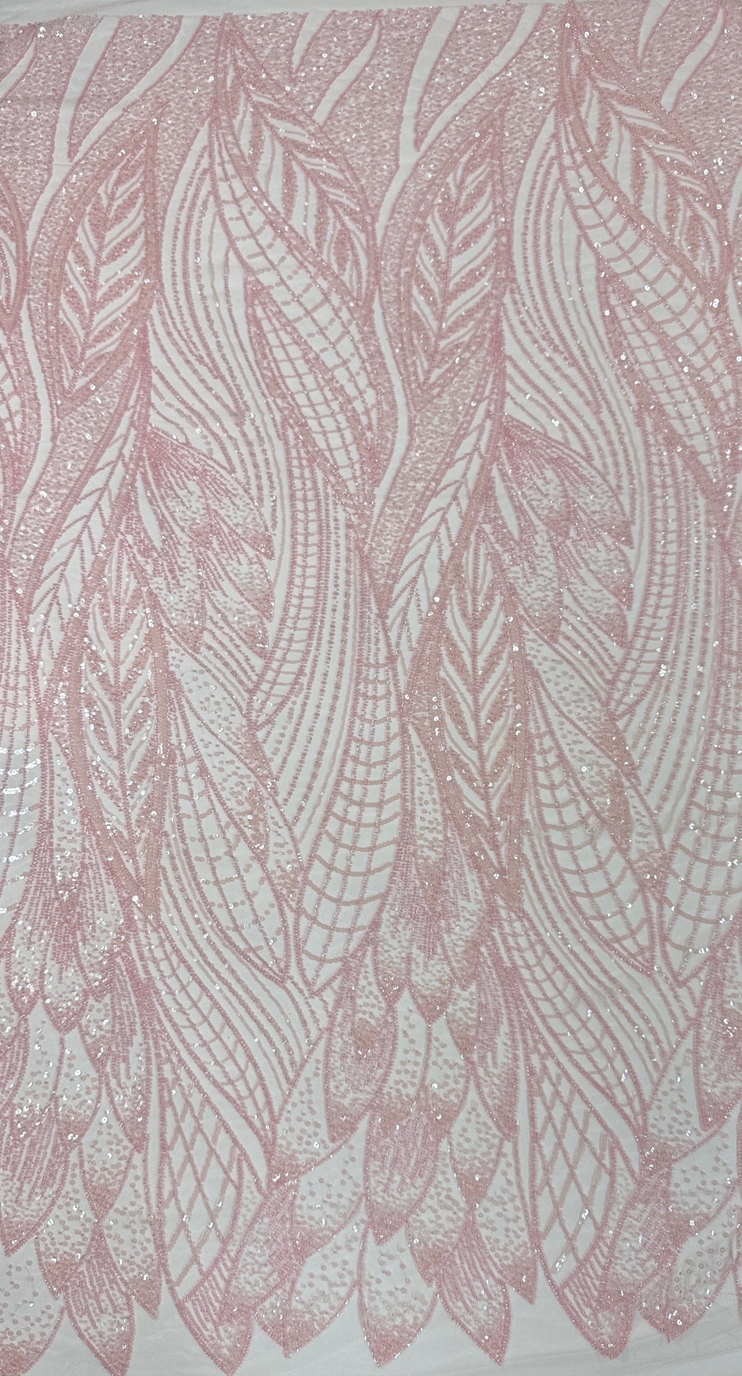 Natural Leaf beaded lace
