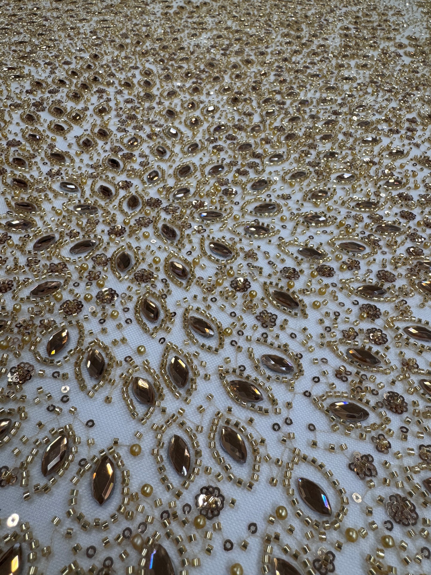 Dazzle Rhinestone beaded lace