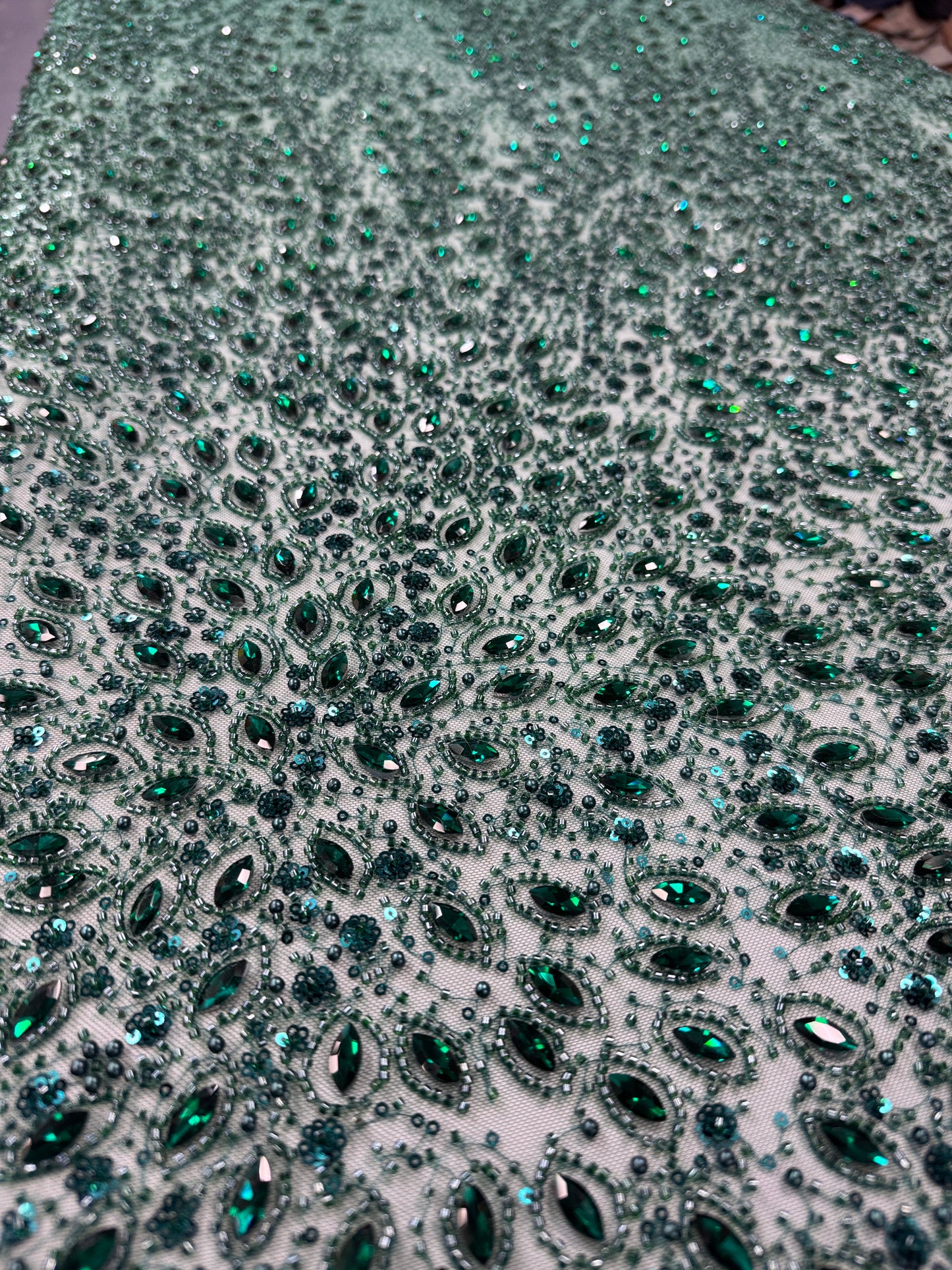 Dazzle Rhinestone beaded lace