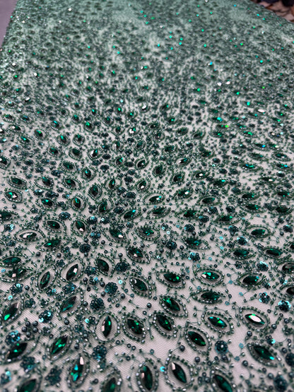 Dazzle Rhinestone beaded lace