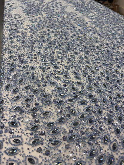 Dazzle Rhinestone beaded lace