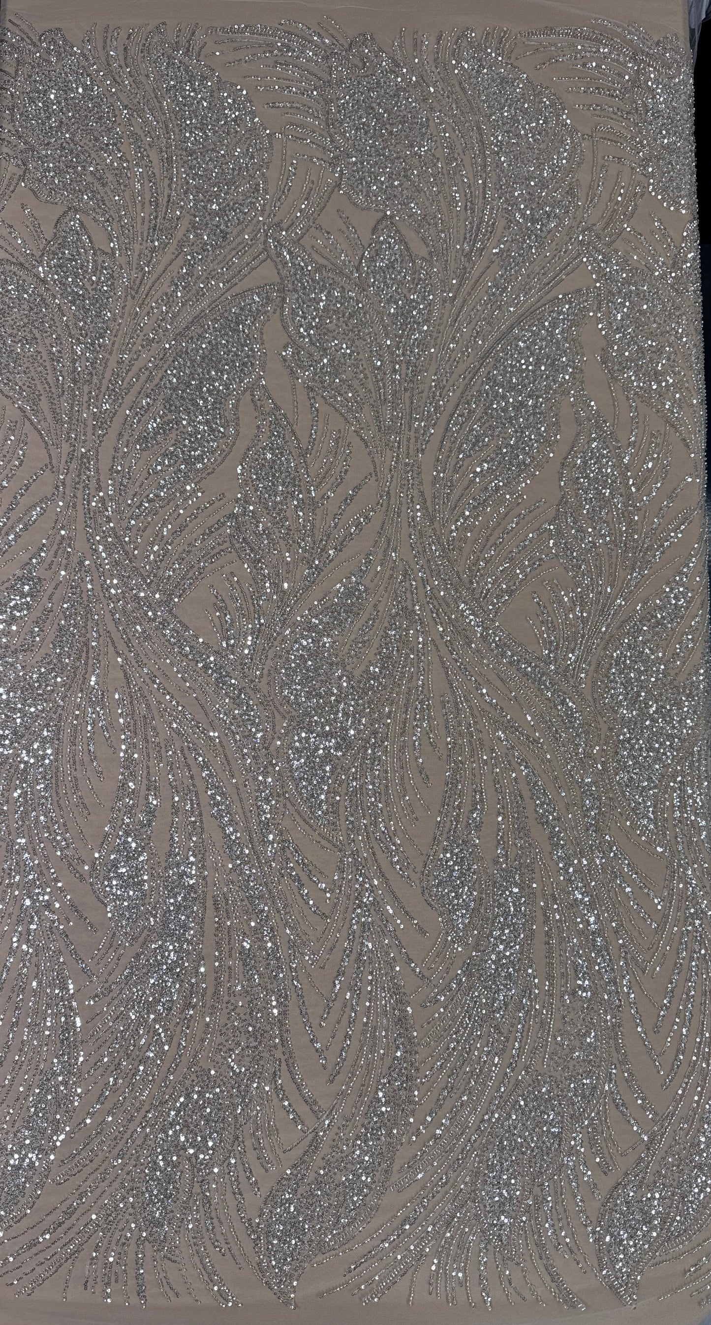 Plume Beaded Lace