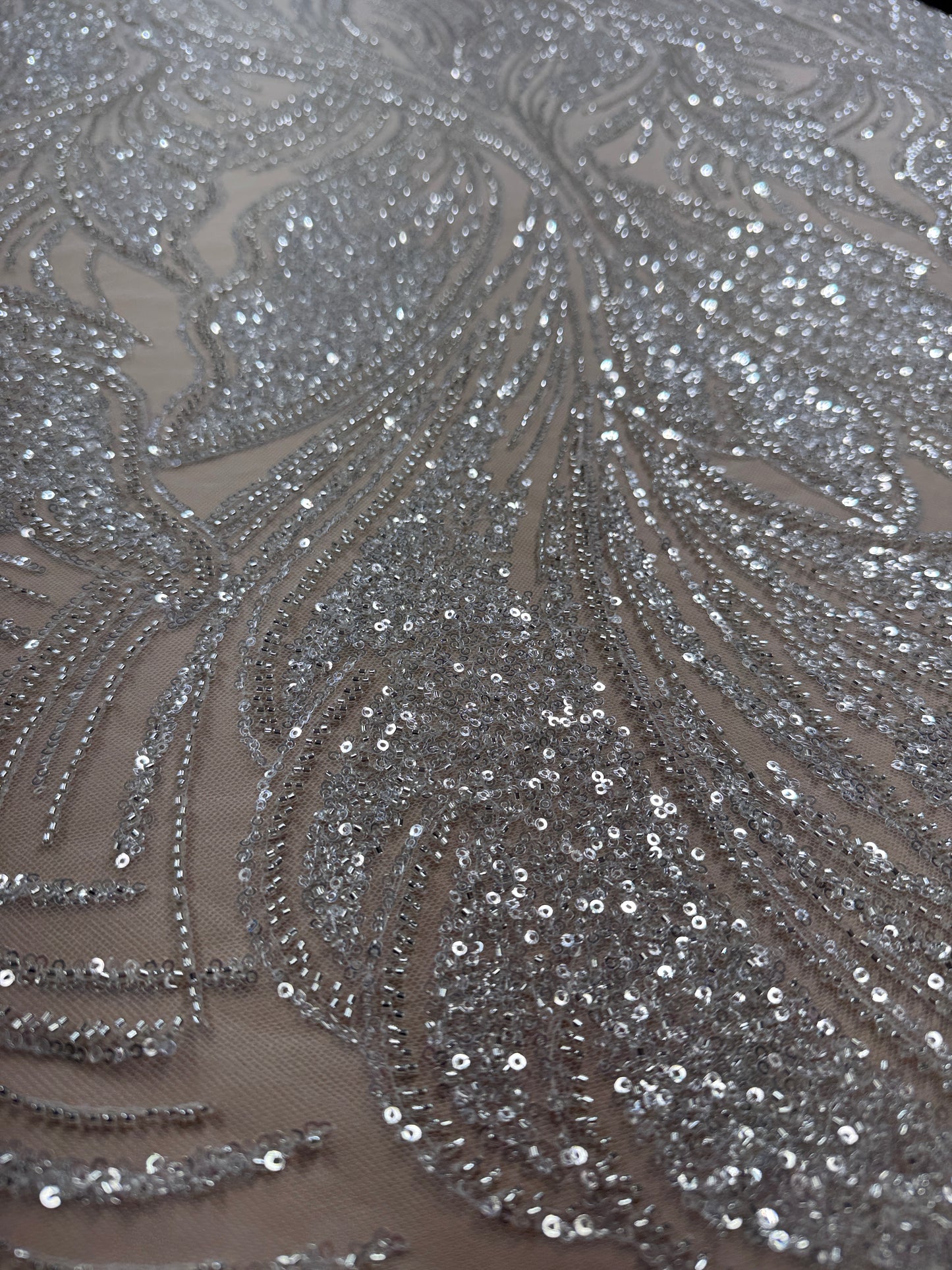 Plume Beaded Lace