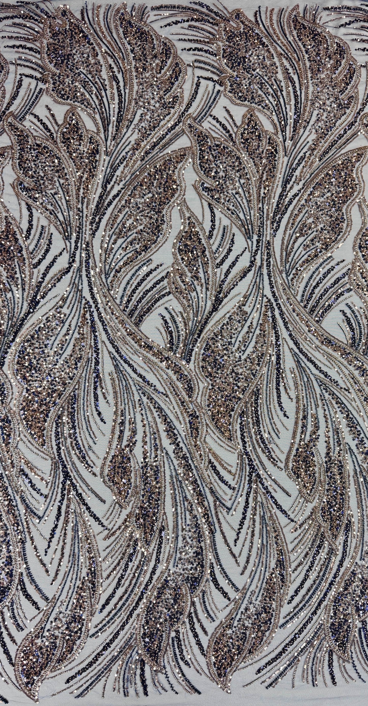 Plume Beaded Lace