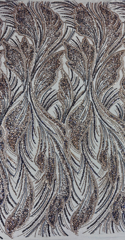 Plume Beaded Lace