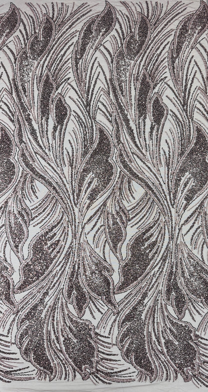 Plume Beaded Lace