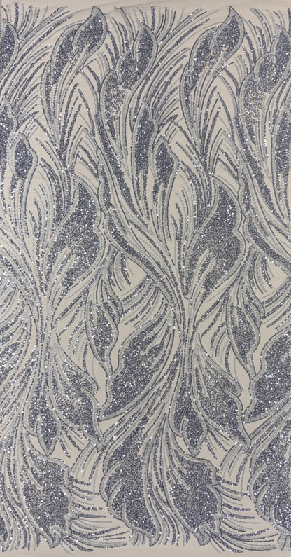Plume Beaded Lace