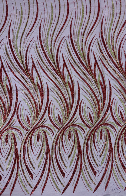 Phoenix glitter mesh