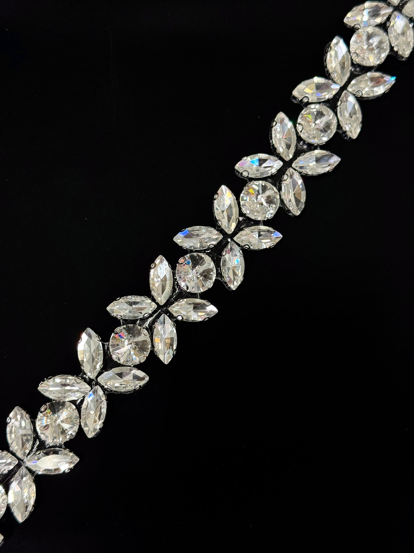 Rhinestone trim hotfix