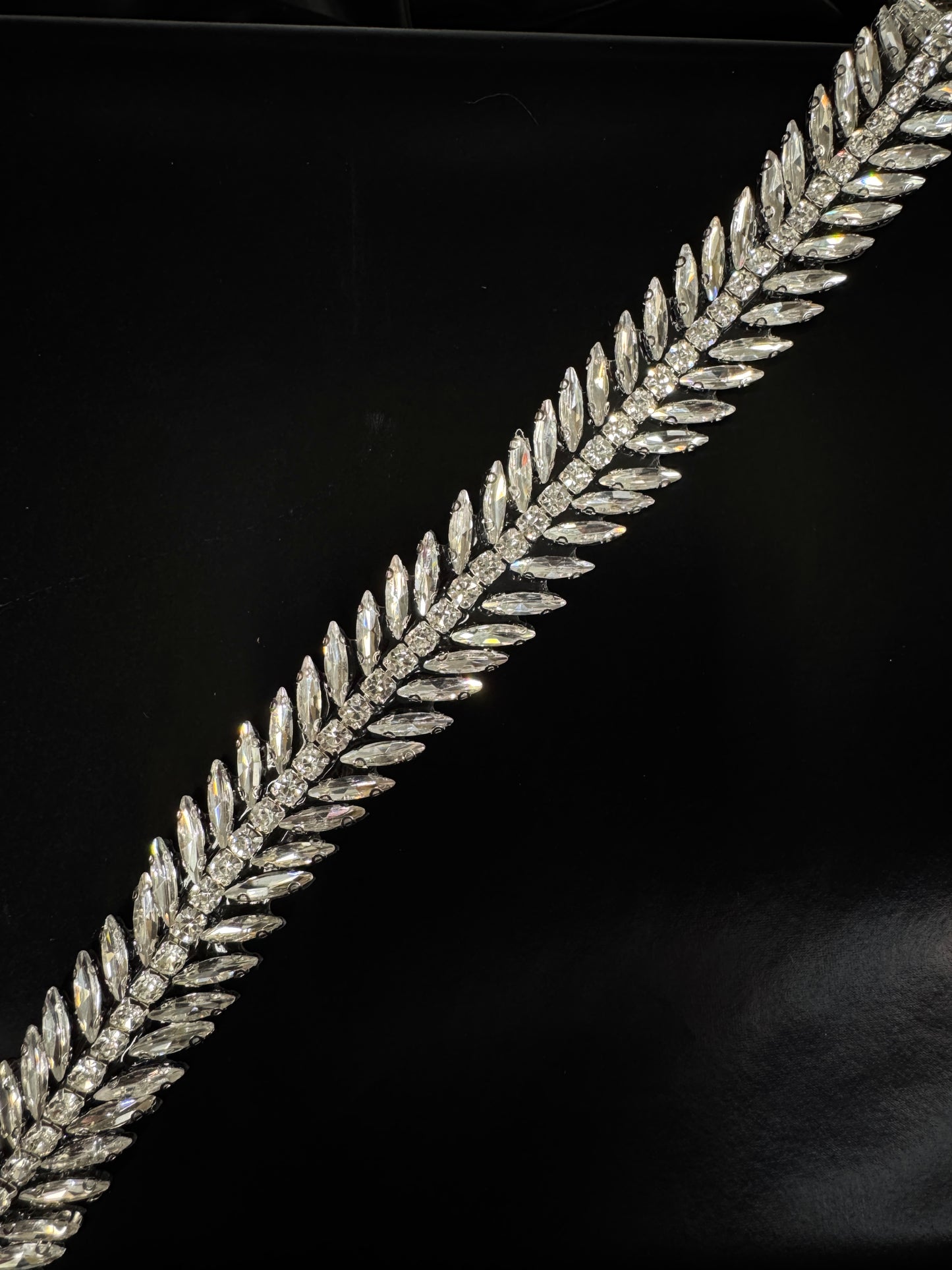 Rhinestone trim hotfix