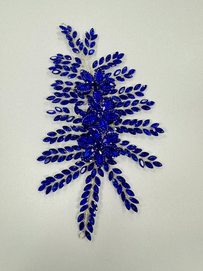 3D Flower Rhinestone Applique