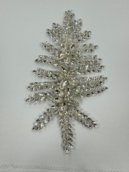 3D Flower Rhinestone Applique
