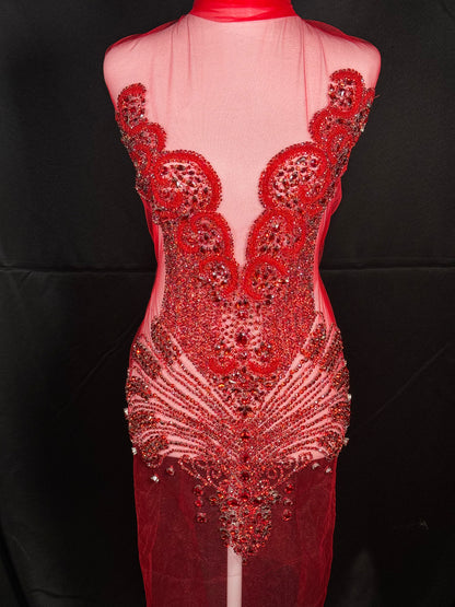 Rhinestone Bodice 1