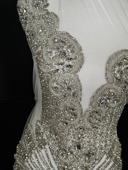 Rhinestone Bodice 1