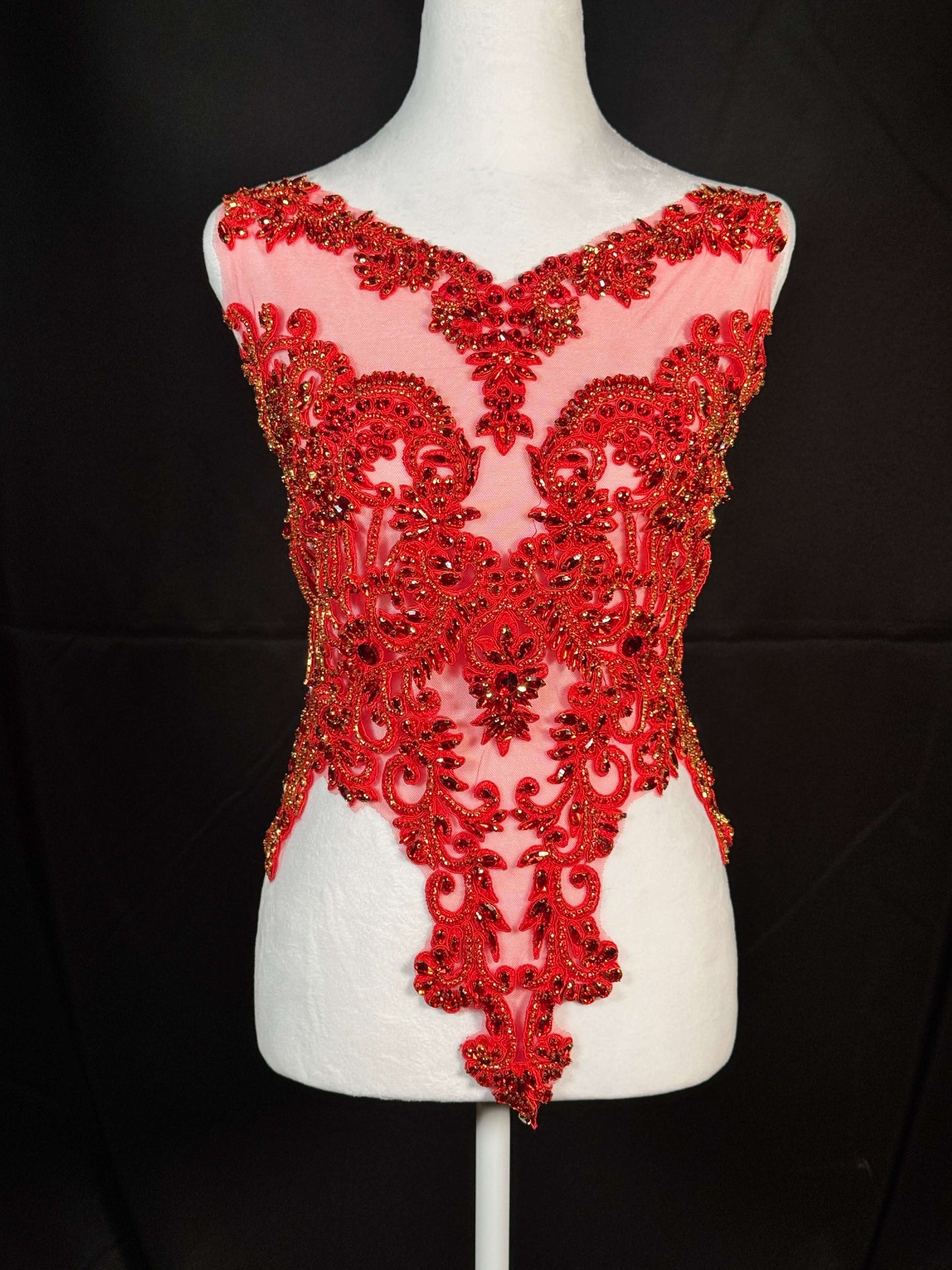Rhinestone bodice 295