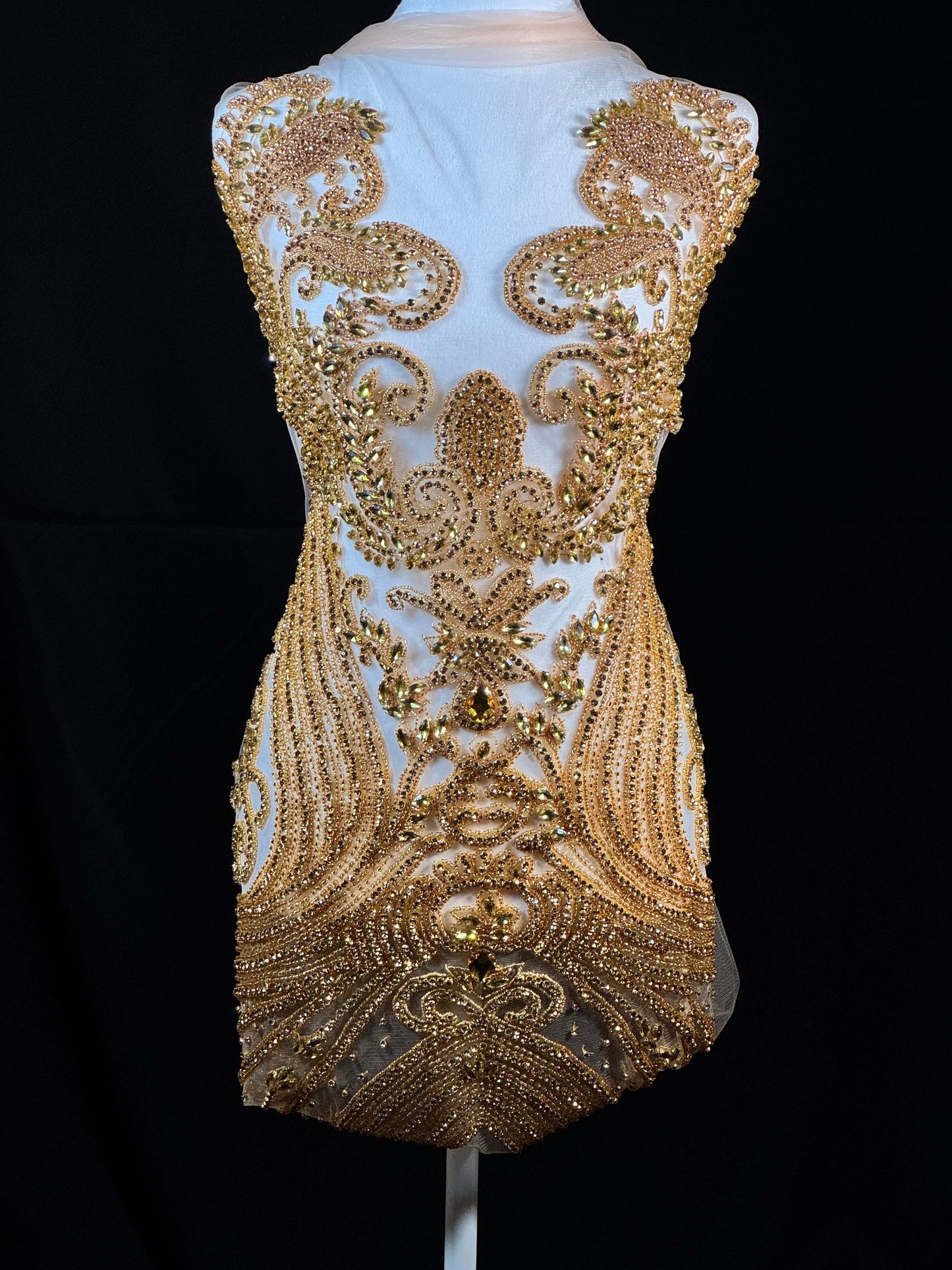 Rhinestone bodice 406