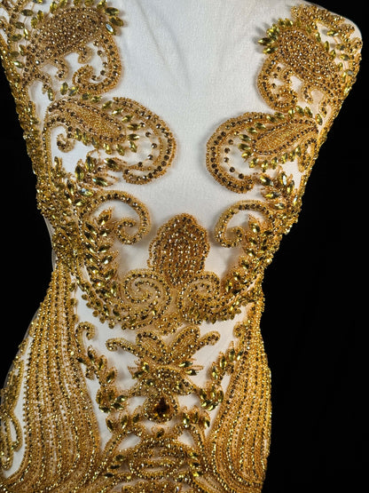 Rhinestone bodice 406