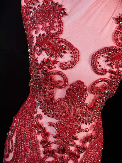 Rhinestone bodice 406