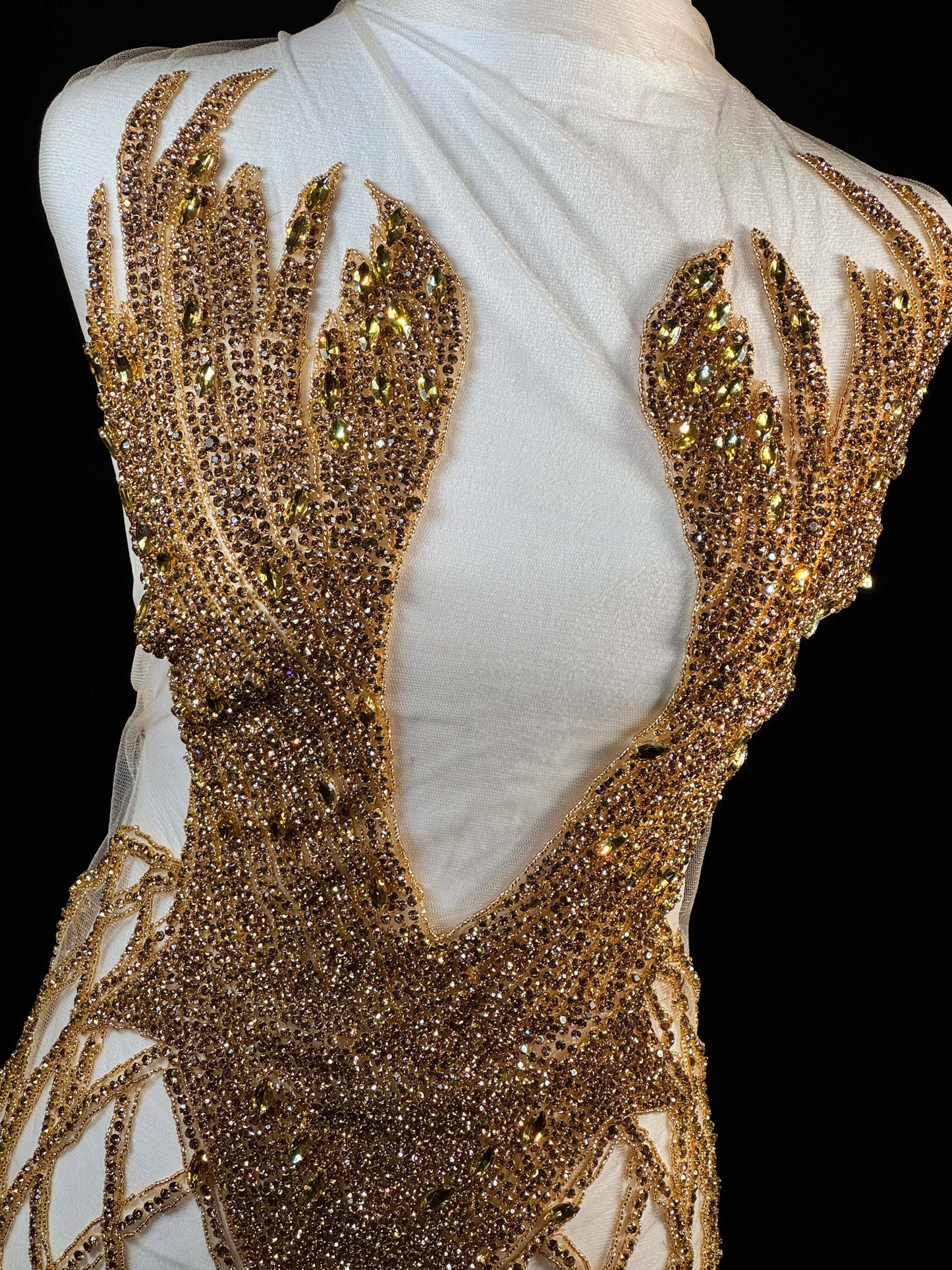 Rhinestone bodice 449-1