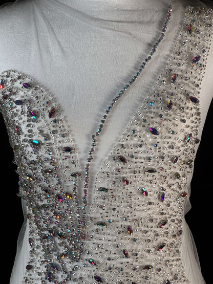 Rhinestone bodice 438