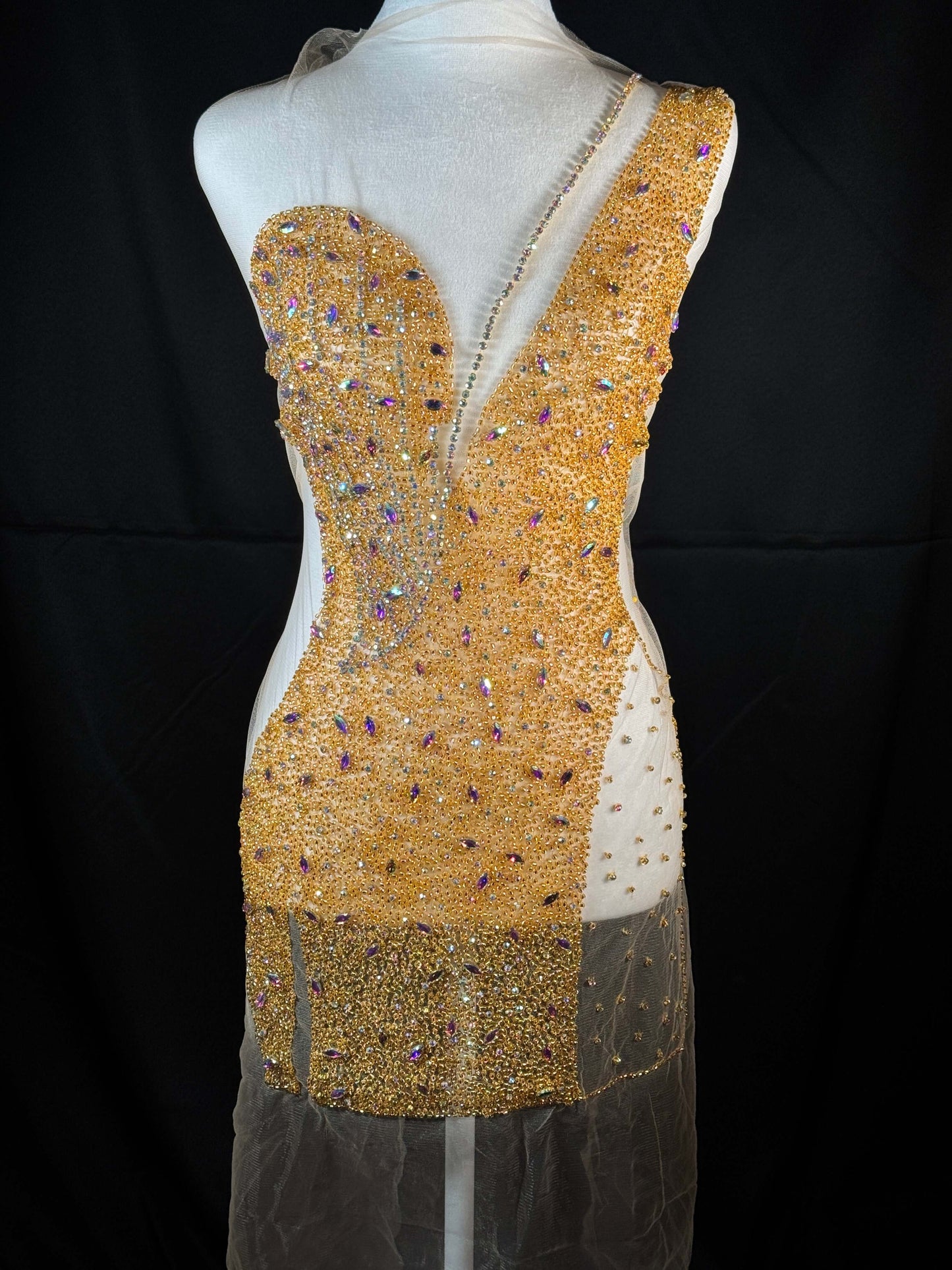 Rhinestone bodice 438