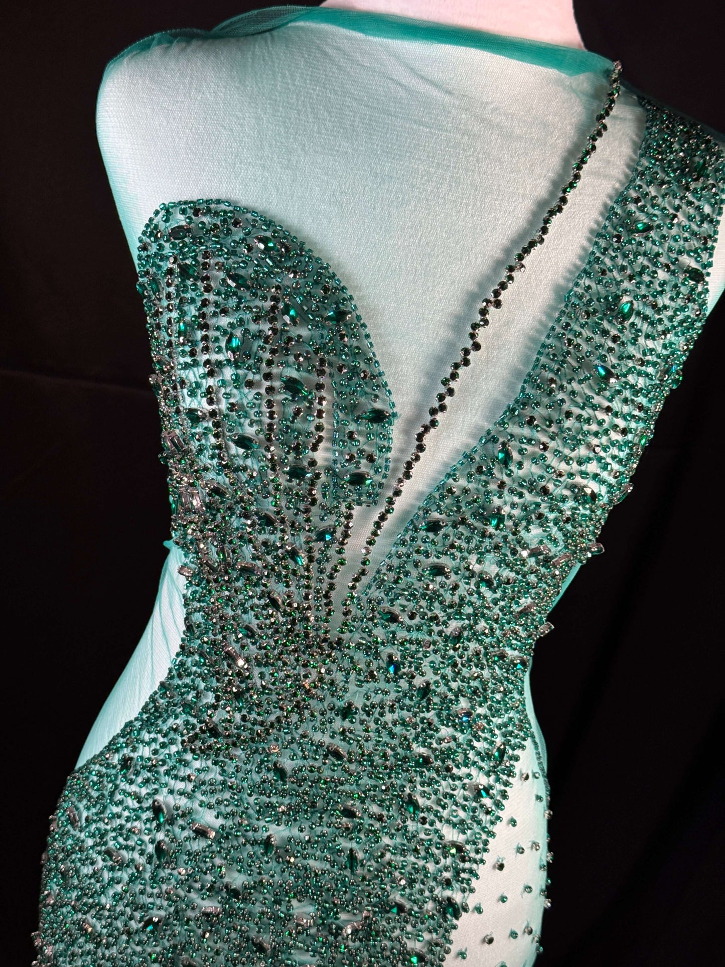 Rhinestone bodice 438