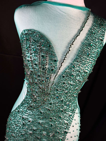 Rhinestone bodice 438
