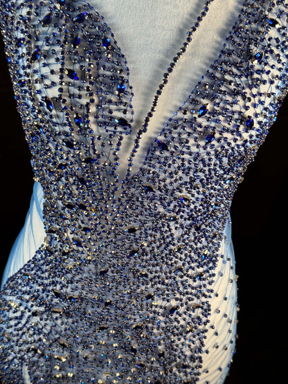 Rhinestone bodice 438